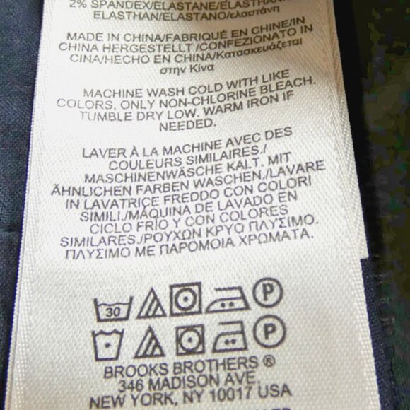 Brooks Brothers Black Dress Pants Size 4 Skinny leg Drop Waist Natalie Trousers - Picture 7 of 11